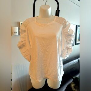 NWT Zara Puff Sleeve T-Shirt